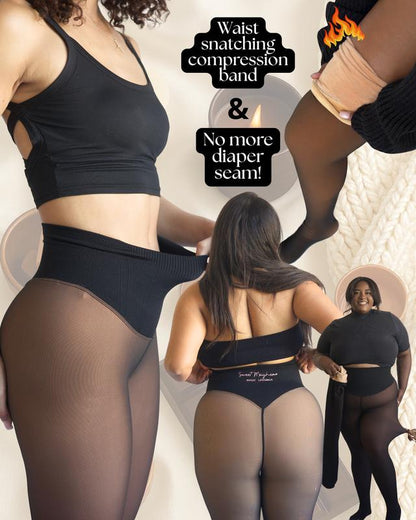 NEW One Seam Fleece Lined Leggings